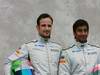GP AUSTRALIA, 24.03.2011- Vitantonio Liuzzi (ITA), Hispania Racing F1 Team, HRT  e Narain Karthikeyan (IND), Hispania Racing F1 Team, HRT 
