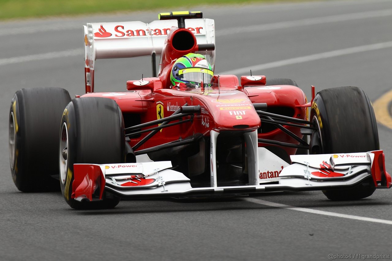 GP AUSTRALIA, 26.03.2011- Prove Libere 3, Sabato, Felipe Massa (BRA), Ferrari, F-150 Italia 