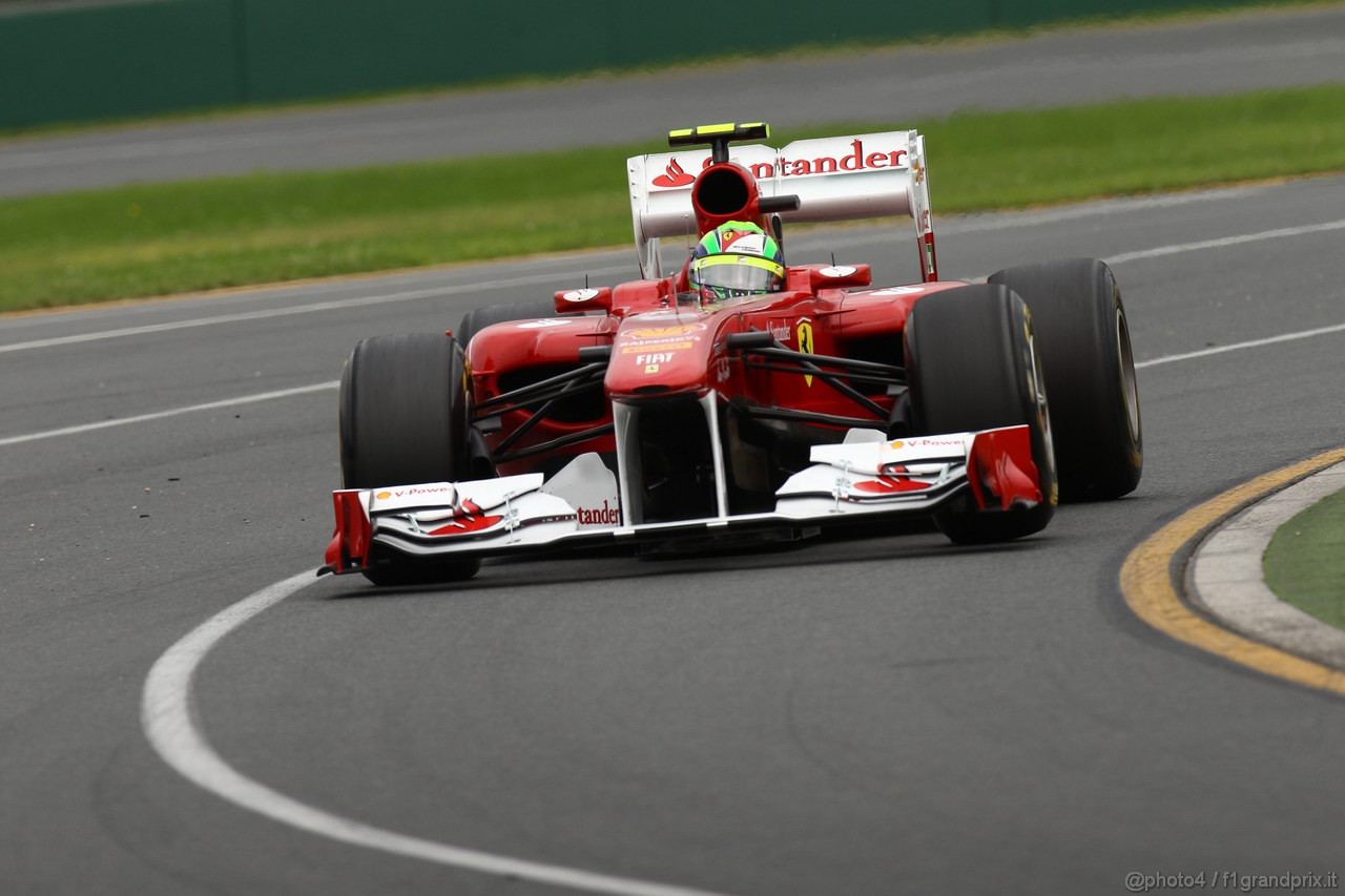 GP AUSTRALIA, 26.03.2011- Prove Libere 3, Sabato, Felipe Massa (BRA), Ferrari, F-150 Italia 