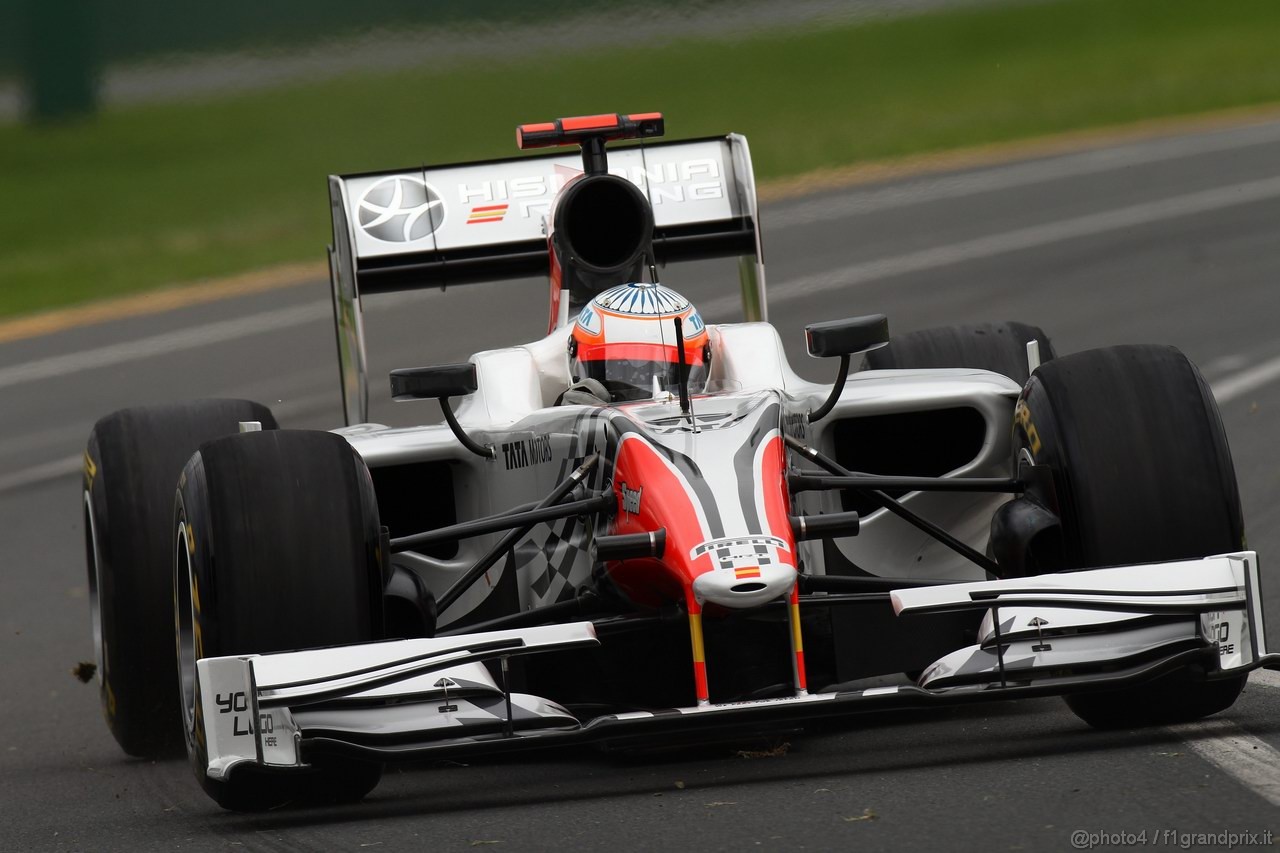 GP AUSTRALIA, 26.03.2011- Prove Libere 3, Sabato, Narain Karthikeyan (IND), Hispania Racing F1 Team, HRT 