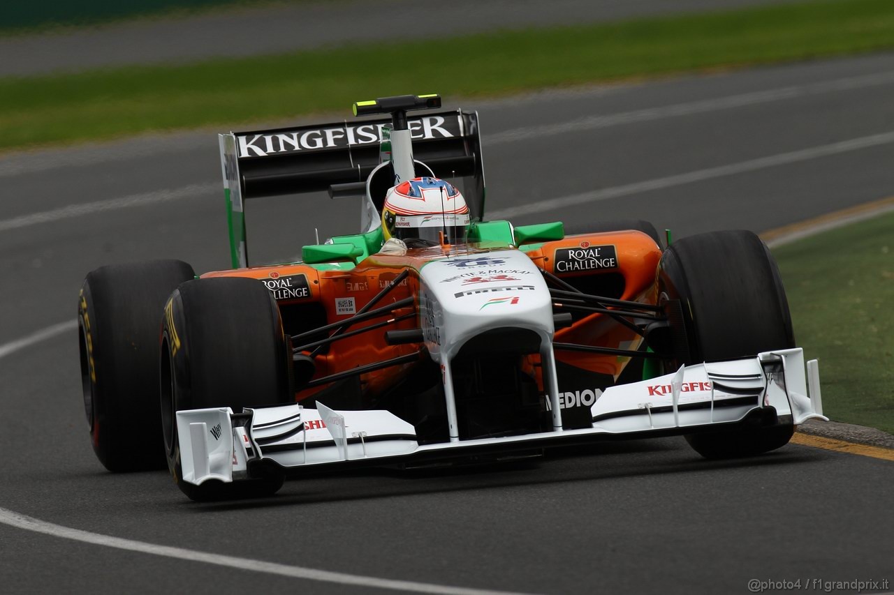 GP AUSTRALIA, 26.03.2011- Prove Libere 3, Sabato, Paul di Resta (GBR) Force India VJM04 