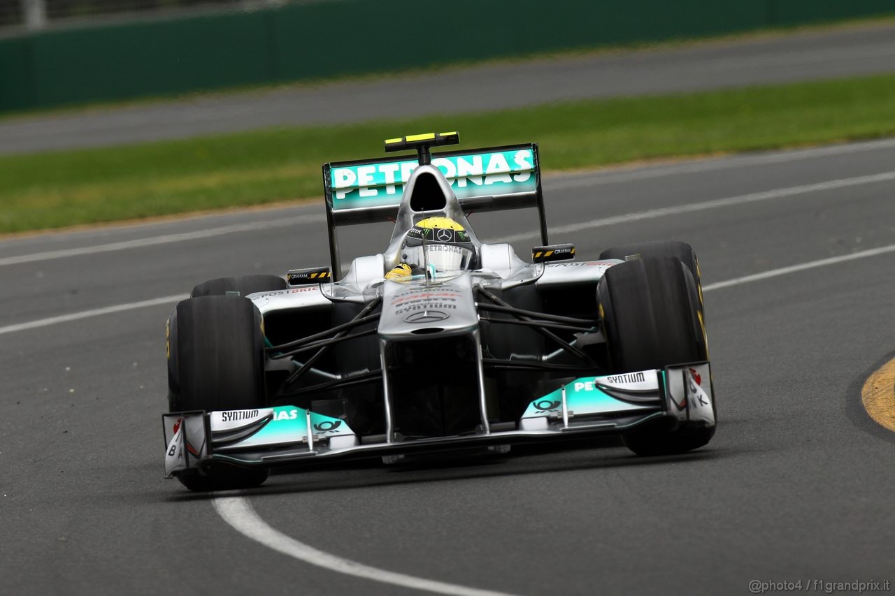 GP AUSTRALIA, 26.03.2011- Prove Libere 3, Sabato, Nico Rosberg (GER), Mercedes GP Petronas F1 Team, MGP W02 