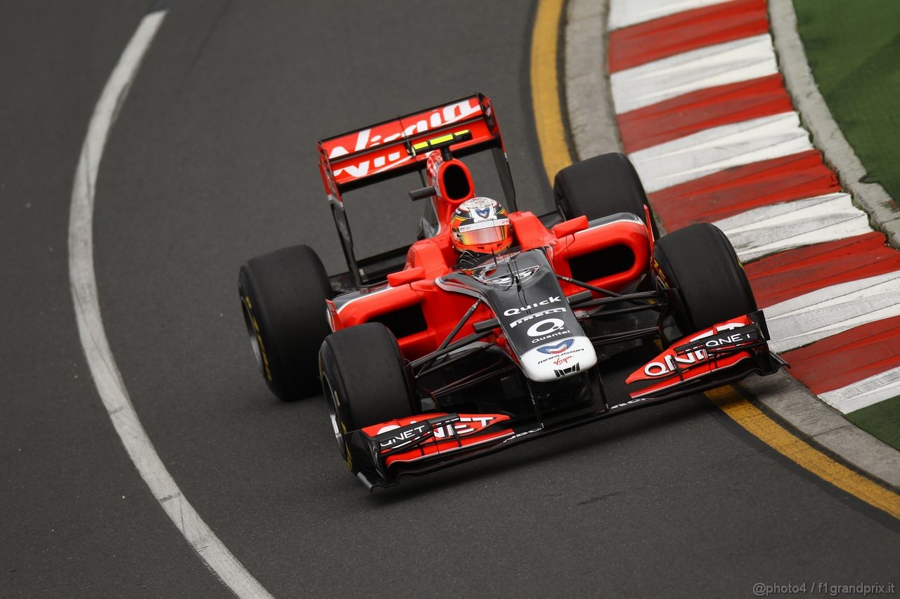 GP AUSTRALIA, 26.03.2011- Prove Libere 3, Sabato, Jerome D'Ambrosio (BEL), Marussia Virgin Racing VR-02 