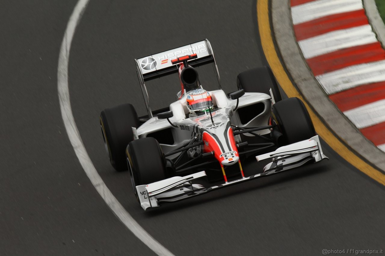 GP AUSTRALIA, 26.03.2011- Prove Libere 3, Sabato, Narain Karthikeyan (IND), Hispania Racing F1 Team, HRT 