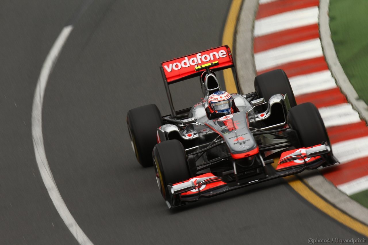GP AUSTRALIA, 26.03.2011- Prove Libere 3, Sabato, Jenson Button (GBR), McLaren  Mercedes, MP4-26 