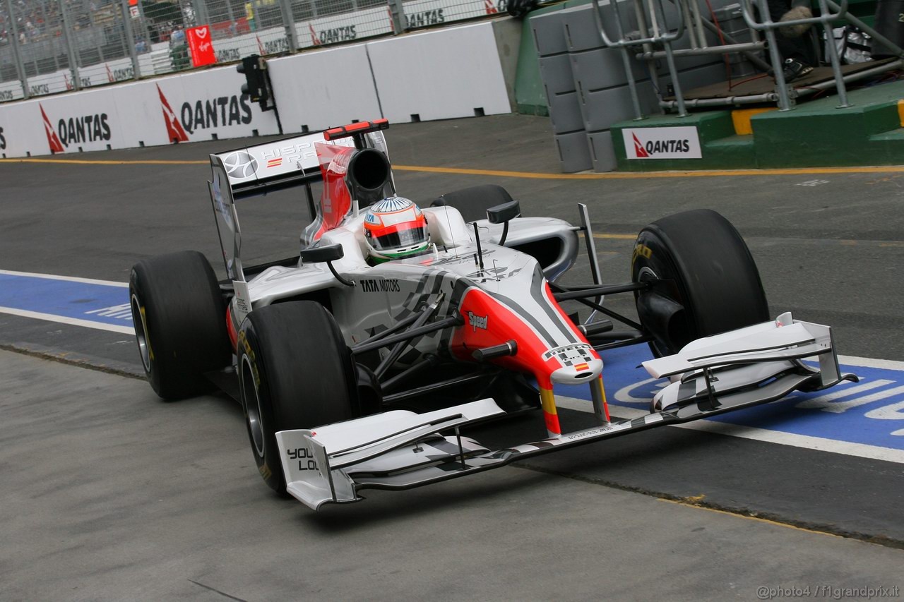 GP AUSTRALIA, 26.03.2011- Prove Libere 3, Sabato, Narain Karthikeyan (IND), Hispania Racing F1 Team, HRT 