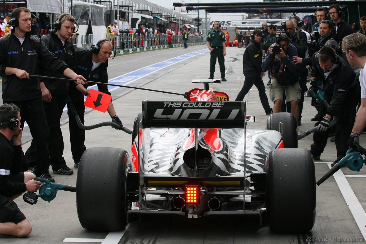 GP AUSTRALIA, 26.03.2011- Prove Libere 3, Sabato, Narain Karthikeyan (IND), Hispania Racing F1 Team, HRT 