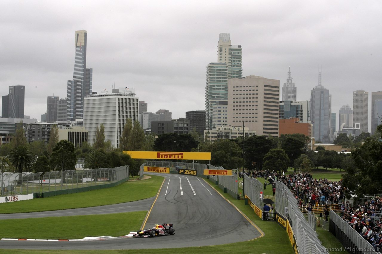 GP AUSTRALIA, 26.03.2011- Prove Libere 3, Sabato, Mark Webber (AUS), Red Bull Racing, RB7 