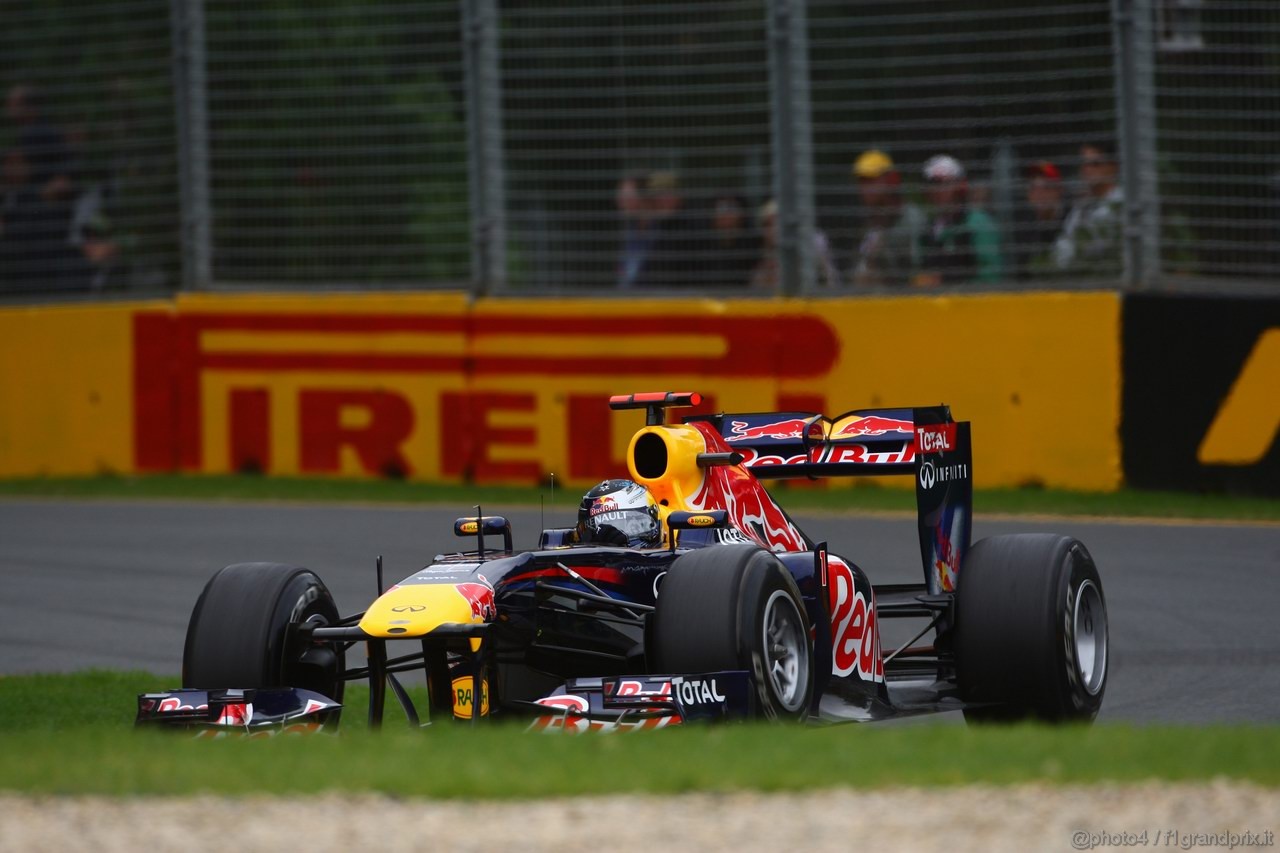 GP AUSTRALIA, 26.03.2011- Prove Libere 3, Sabato, Sebastian Vettel (GER), Red Bull Racing, RB7 