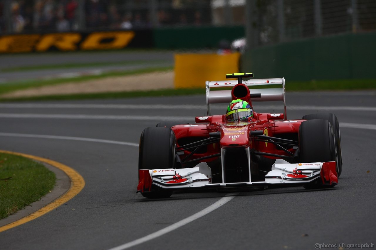 GP AUSTRALIA, 26.03.2011- Prove Libere 3, Sabato, Felipe Massa (BRA), Ferrari, F-150 Italia 