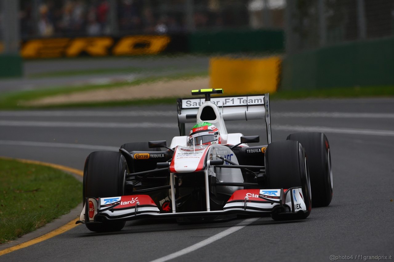GP AUSTRALIA, 26.03.2011- Prove Libere 3, Sabato, Sergio Pérez (MEX), Sauber F1 Team C30 