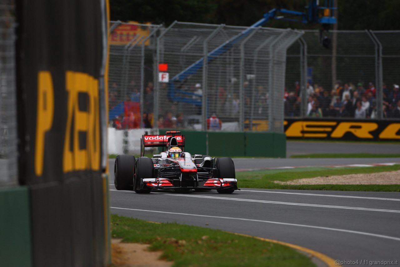 GP AUSTRALIA, 26.03.2011- Prove Libere 3, Sabato, Lewis Hamilton (GBR), McLaren  Mercedes, MP4-26 