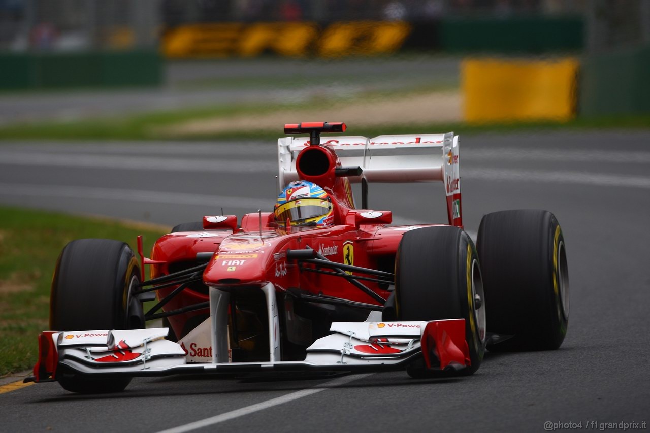 GP AUSTRALIA, 26.03.2011- Prove Libere 3, Sabato, Fernando Alonso (ESP), Ferrari, F-150 Italia 