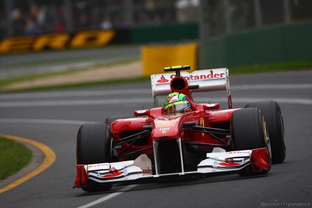 GP AUSTRALIA, 26.03.2011- Prove Libere 3, Sabato, Felipe Massa (BRA), Ferrari, F-150 Italia 