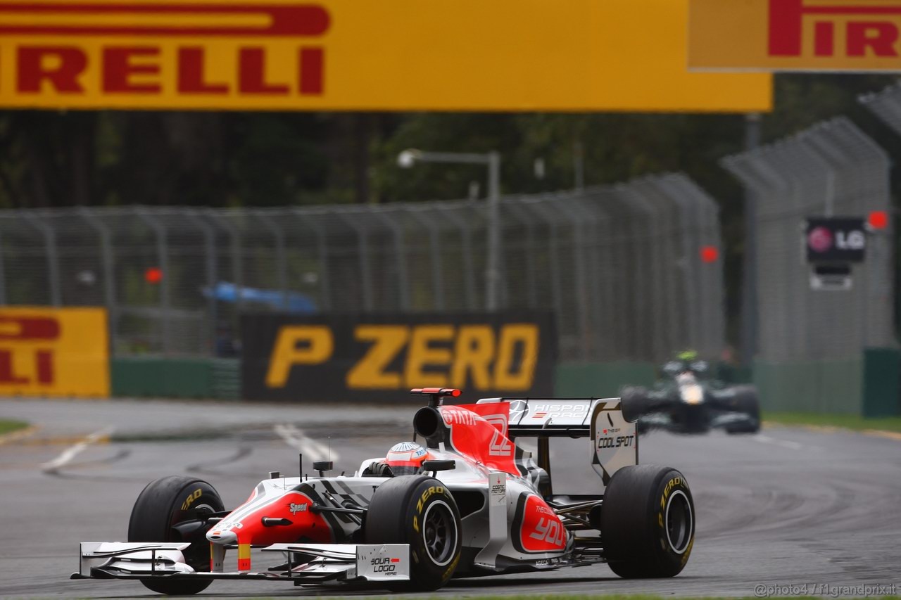 GP AUSTRALIA, 26.03.2011- Prove Libere 3, Sabato, Narain Karthikeyan (IND), Hispania Racing F1 Team, HRT 