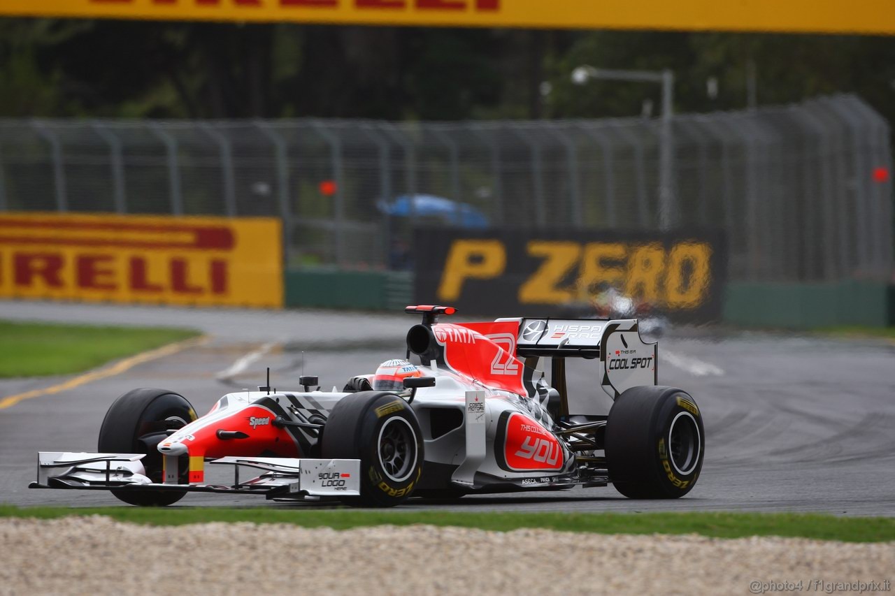 GP AUSTRALIA, 26.03.2011- Prove Libere 3, Sabato, Narain Karthikeyan (IND), Hispania Racing F1 Team, HRT 