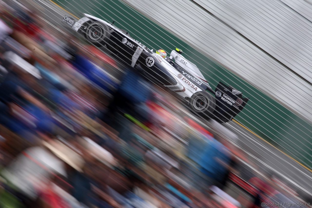 GP AUSTRALIA, 26.03.2011- Prove Libere 3, Sabato,Pastor Maldonado (VEN), Williams FW33 