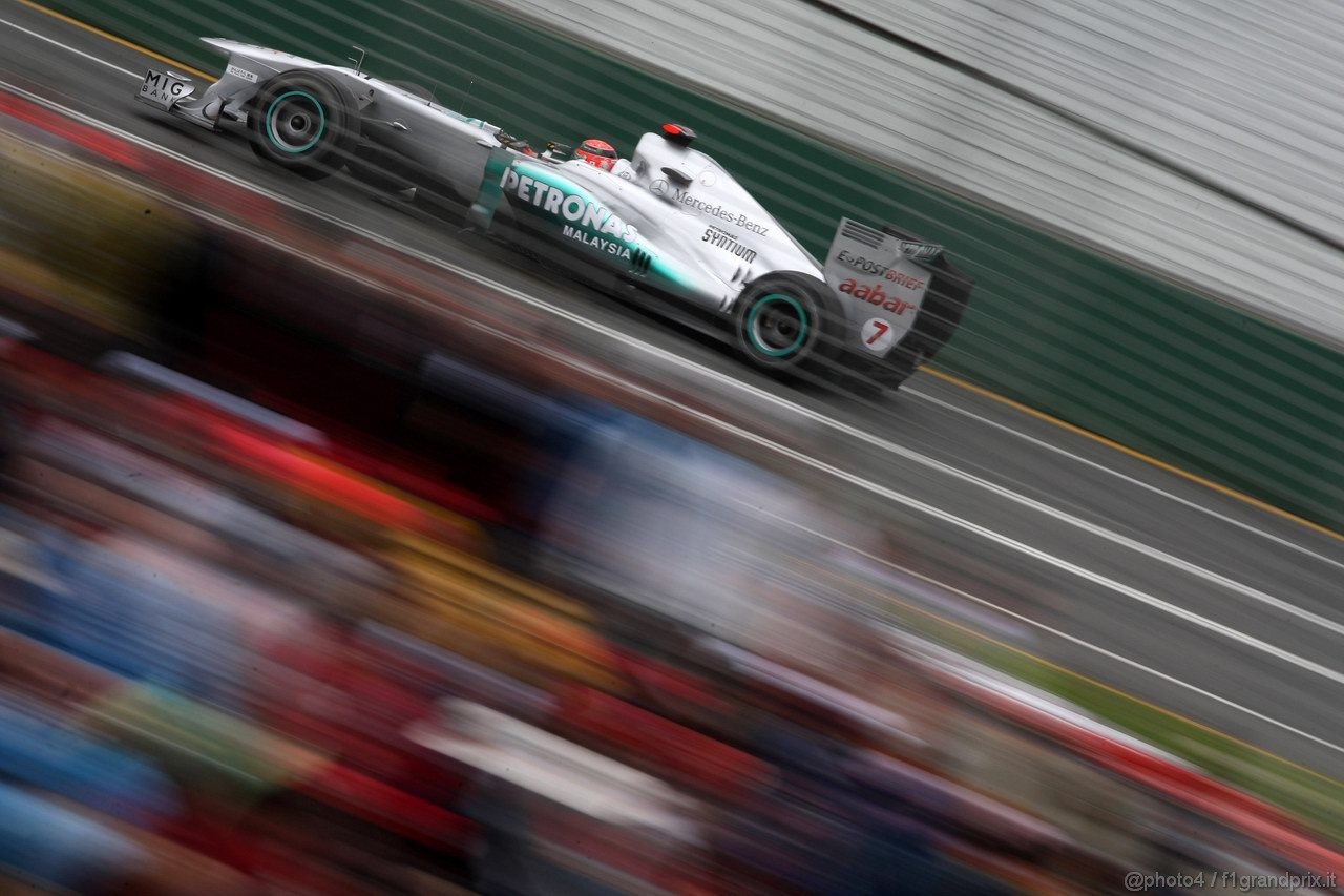 GP AUSTRALIA, 26.03.2011- Prove Libere 3, Sabato, Michael Schumacher (GER), Mercedes GP Petronas F1 Team, MGP W02 