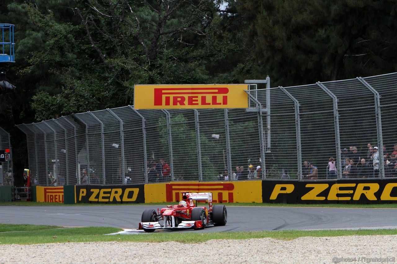 GP AUSTRALIA, 26.03.2011- Prove Libere 3, Sabato, Fernando Alonso (ESP), Ferrari, F-150 Italia 