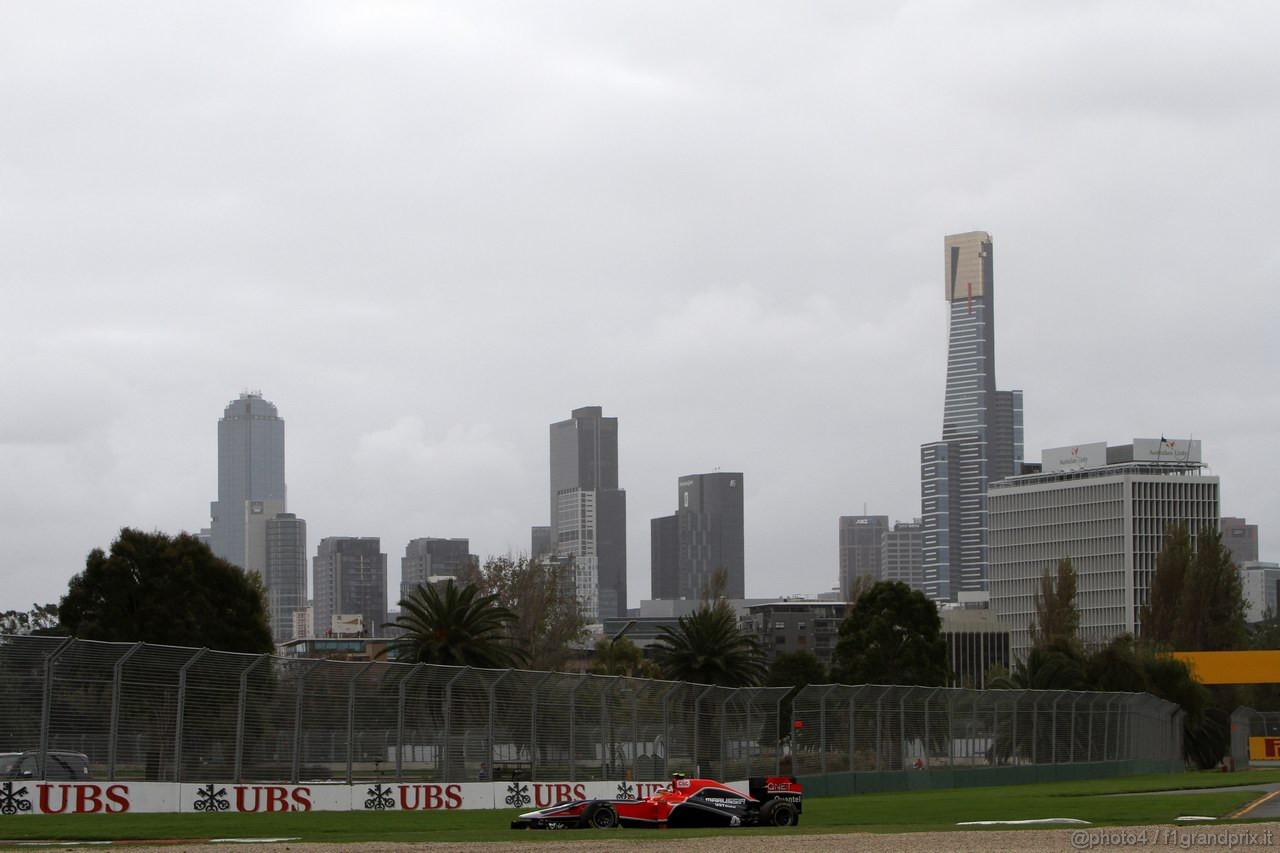 GP AUSTRALIA, 26.03.2011- Prove Libere 3, Sabato, Jerome D'Ambrosio (BEL), Marussia Virgin Racing VR-02 