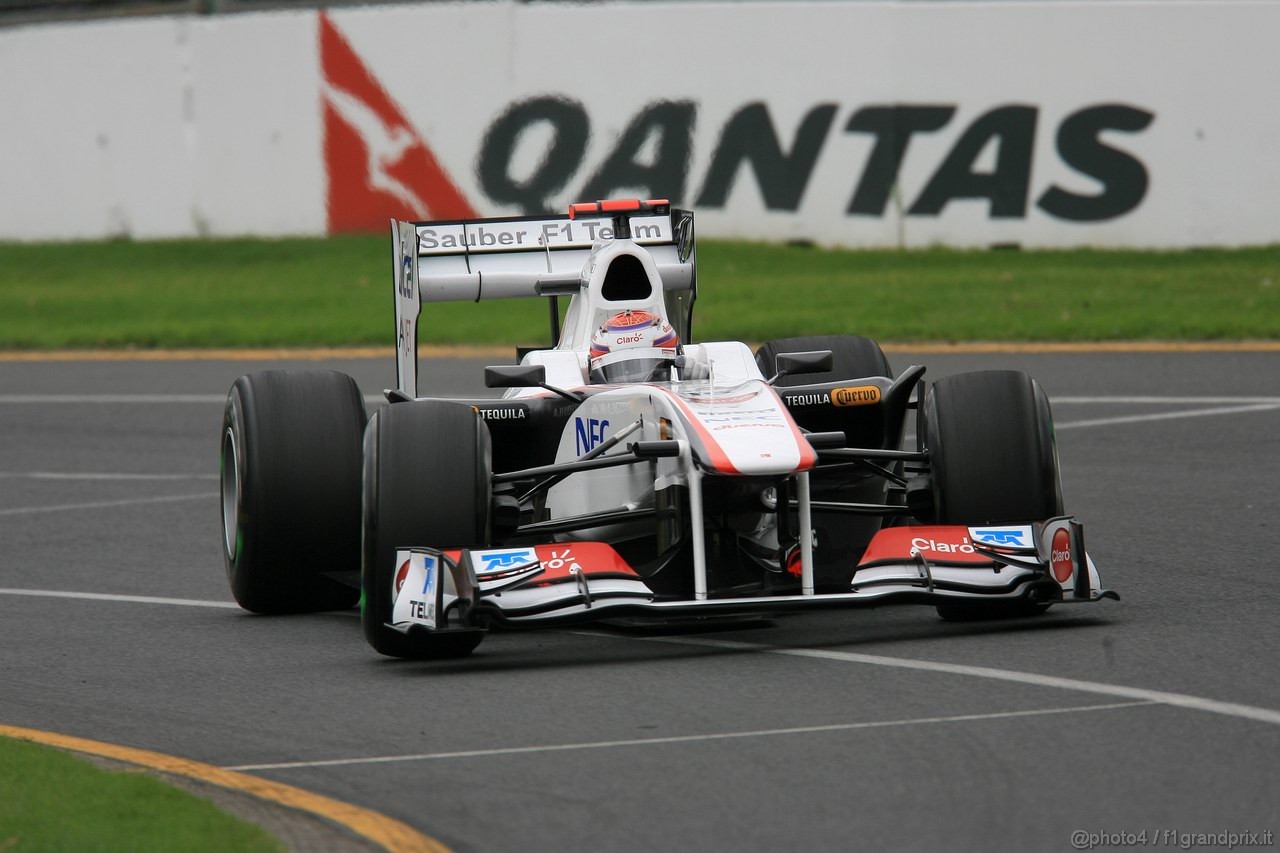 GP AUSTRALIA, 26.03.2011- Prove Libere 3, Sabato, Kamui Kobayashi (JAP), Sauber F1 Team C30 