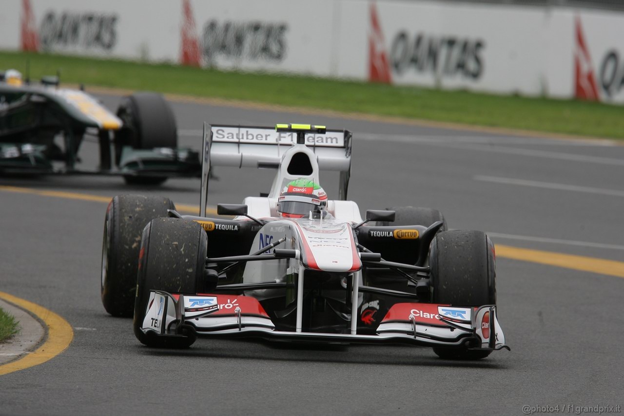 GP AUSTRALIA, 26.03.2011- Prove Libere 3, Sabato, Sergio Pérez (MEX), Sauber F1 Team C30 