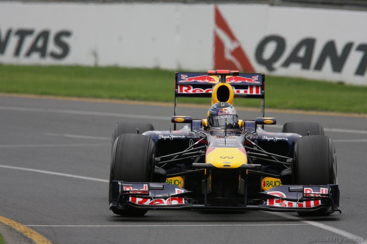 GP AUSTRALIA, 26.03.2011- Prove Libere 3, Sabato, Sebastian Vettel (GER), Red Bull Racing, RB7 