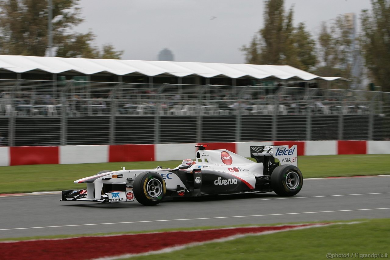GP AUSTRALIA, 26.03.2011- Prove Libere 3, Sabato, Kamui Kobayashi (JAP), Sauber F1 Team C30 