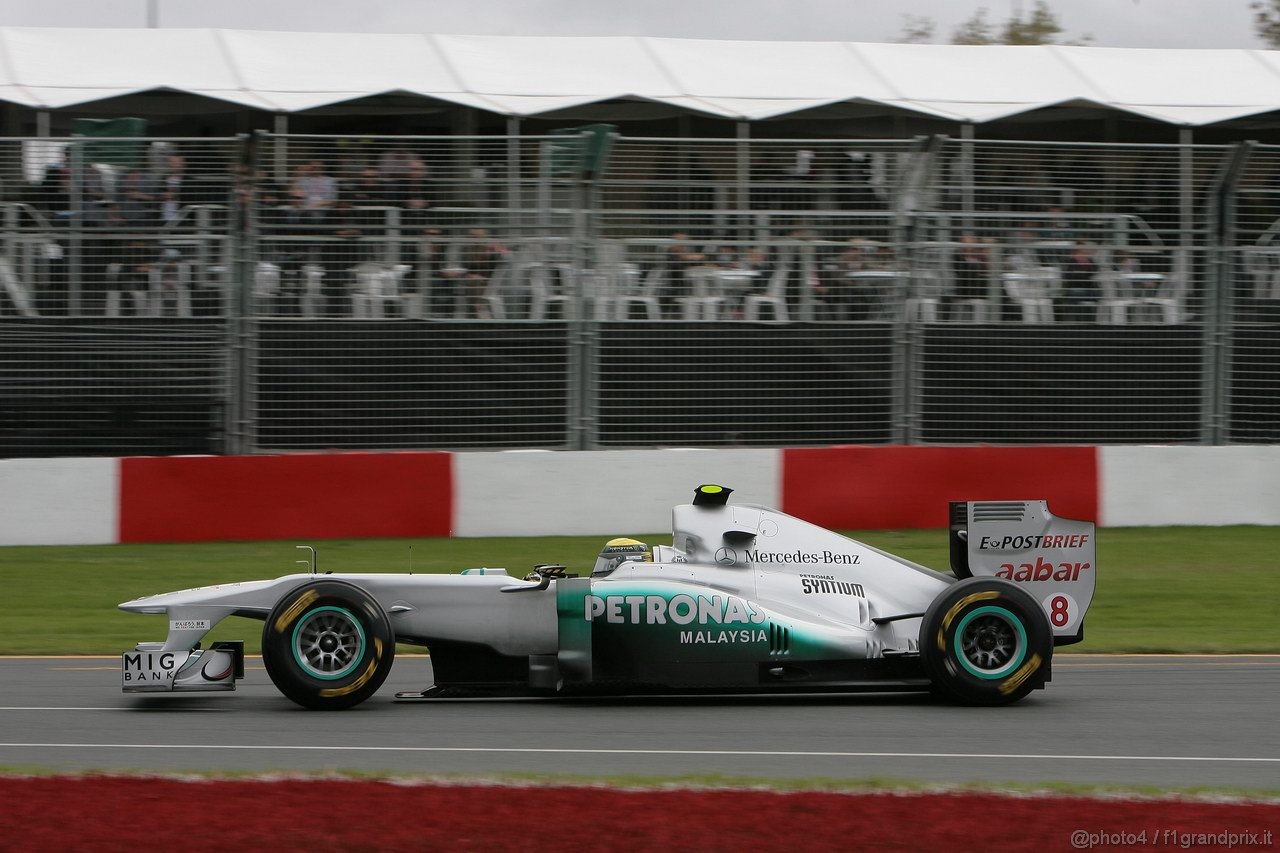 GP AUSTRALIA, 26.03.2011- Prove Libere 3, Sabato, Nico Rosberg (GER), Mercedes GP Petronas F1 Team, MGP W02 