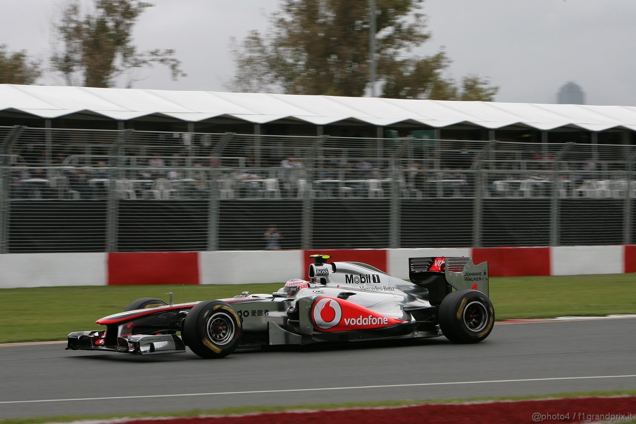 GP AUSTRALIA, 26.03.2011- Prove Libere 3, Sabato, Jenson Button (GBR), McLaren  Mercedes, MP4-26 