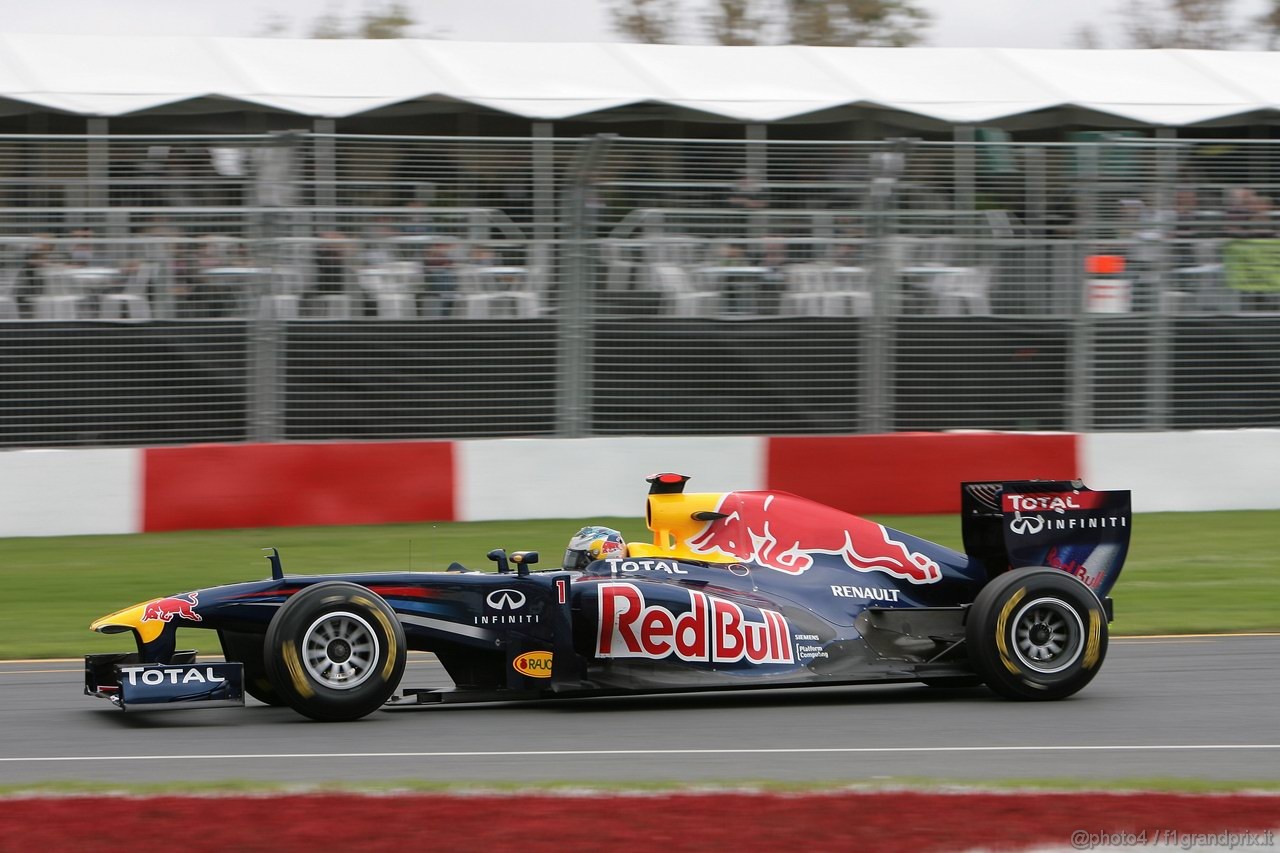 GP AUSTRALIA, 26.03.2011- Prove Libere 3, Sabato, Sebastian Vettel (GER), Red Bull Racing, RB7 
