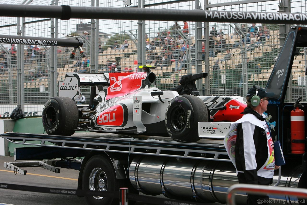 GP AUSTRALIA, 26.03.2011- Prove Libere 3, Sabato, Vitantonio Liuzzi (ITA), Hispania Racing F1 Team, HRT  