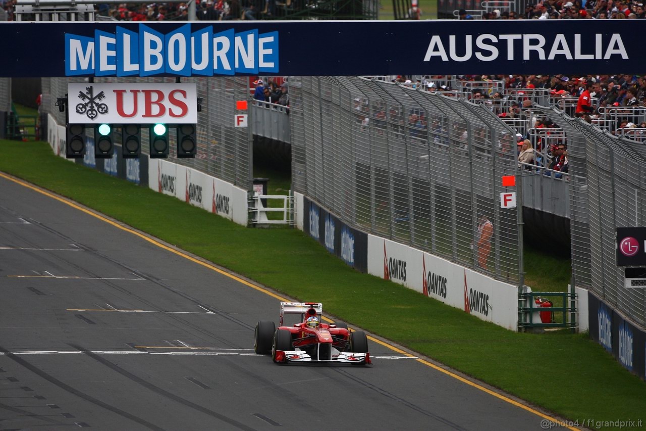 GP AUSTRALIA, 26.03.2011- Qualifiche, Fernando Alonso (ESP), Ferrari, F-150 Italia 