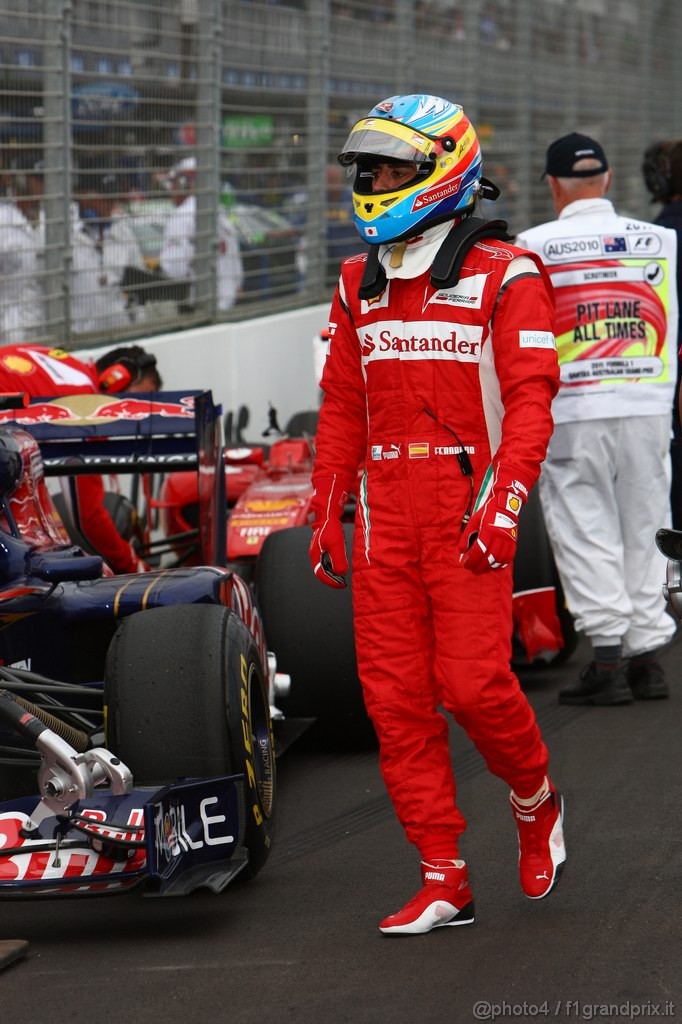 GP AUSTRALIA, 26.03.2011- Qualifiche, Fernando Alonso (ESP), Ferrari, F-150 Italia 