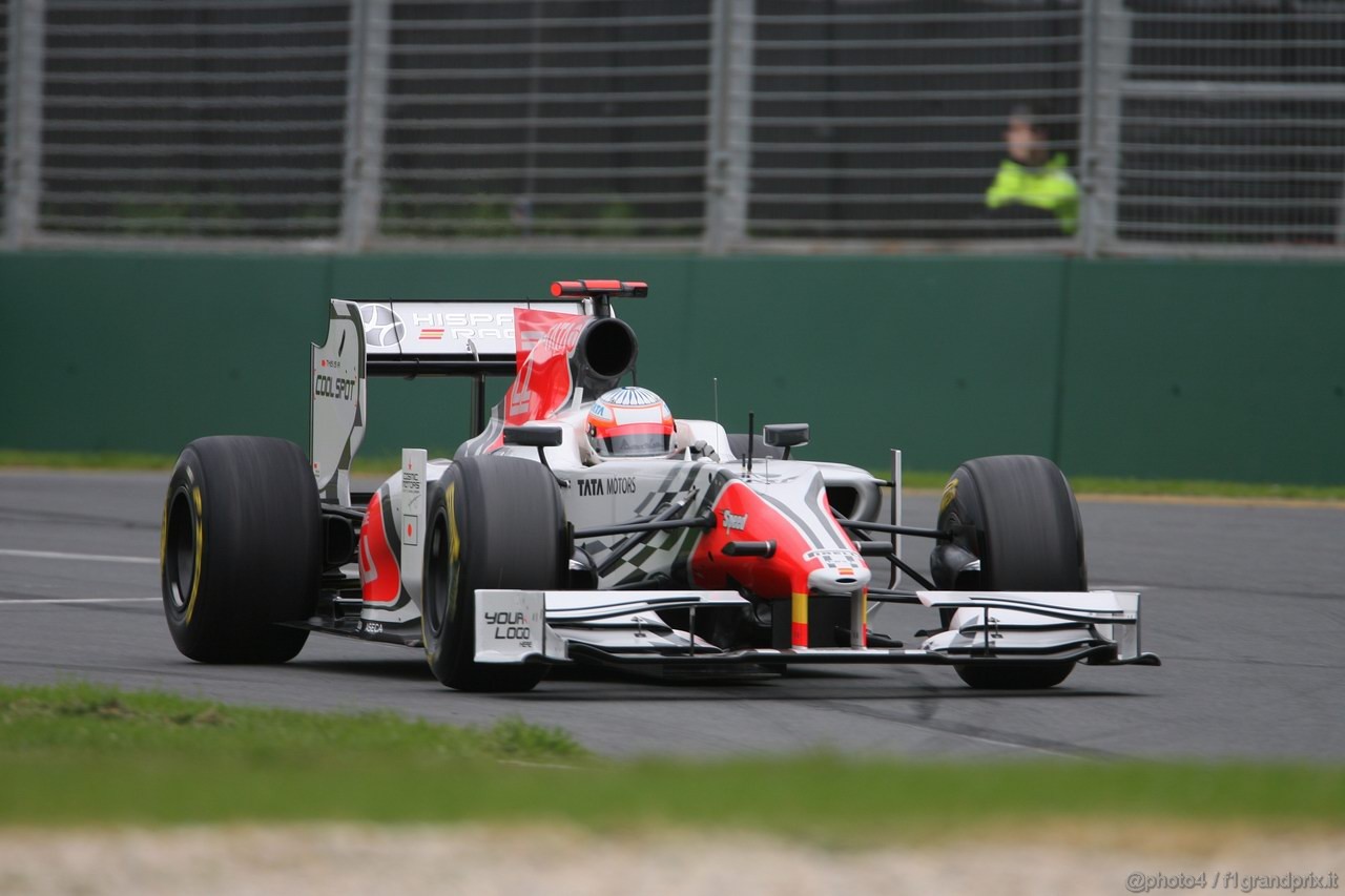 GP AUSTRALIA, 26.03.2011- Qualifiche, Narain Karthikeyan (IND), Hispania Racing F1 Team, HRT 