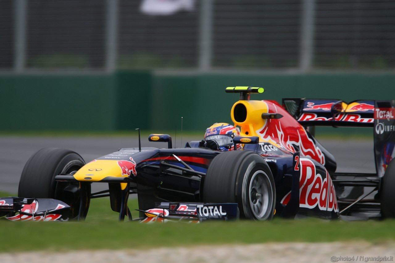 GP AUSTRALIA, 26.03.2011- Qualifiche, Mark Webber (AUS), Red Bull Racing, RB7 