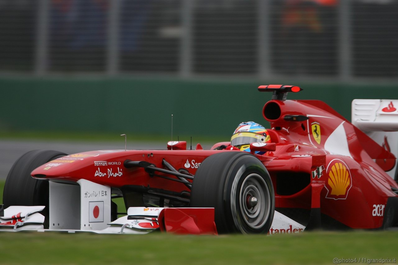 GP AUSTRALIA, 26.03.2011- Qualifiche, Fernando Alonso (ESP), Ferrari, F-150 Italia 