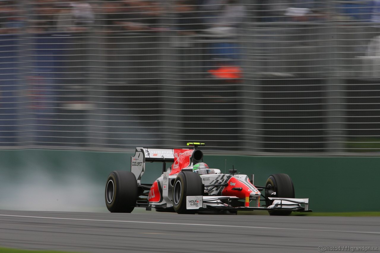 GP AUSTRALIA, 26.03.2011- Qualifiche, Vitantonio Liuzzi (ITA), Hispania Racing F1 Team, HRT  