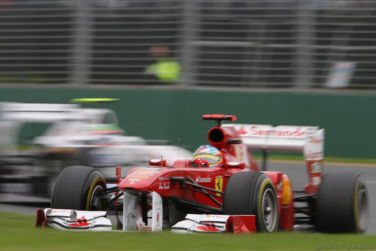 GP AUSTRALIA, 26.03.2011- Qualifiche, Fernando Alonso (ESP), Ferrari, F-150 Italia 