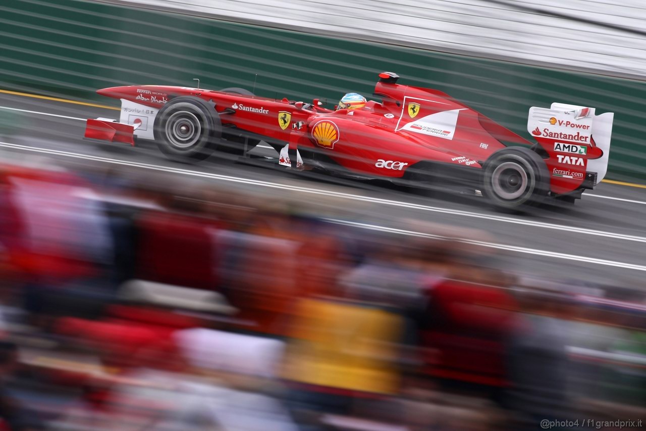 GP AUSTRALIA, 26.03.2011- Qualifiche, Fernando Alonso (ESP), Ferrari, F-150 Italia 