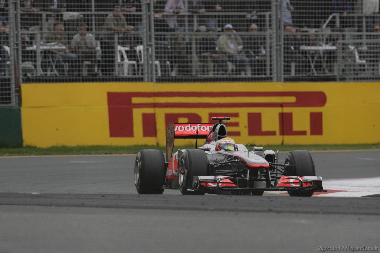 GP AUSTRALIA, 26.03.2011- Qualifiche, Lewis Hamilton (GBR), McLaren  Mercedes, MP4-26 