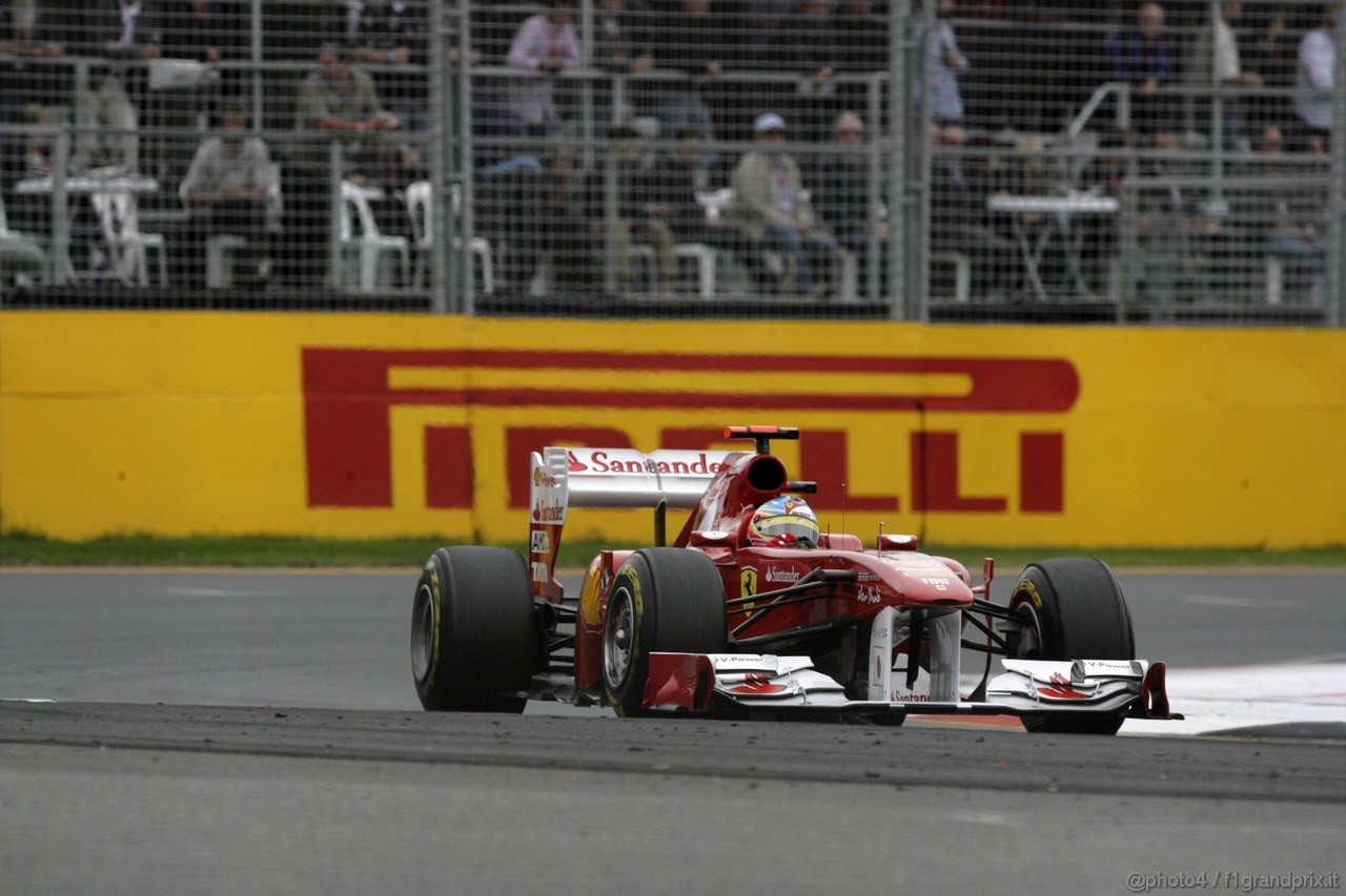 GP AUSTRALIA, 26.03.2011- Qualifiche, Fernando Alonso (ESP), Ferrari, F-150 Italia 