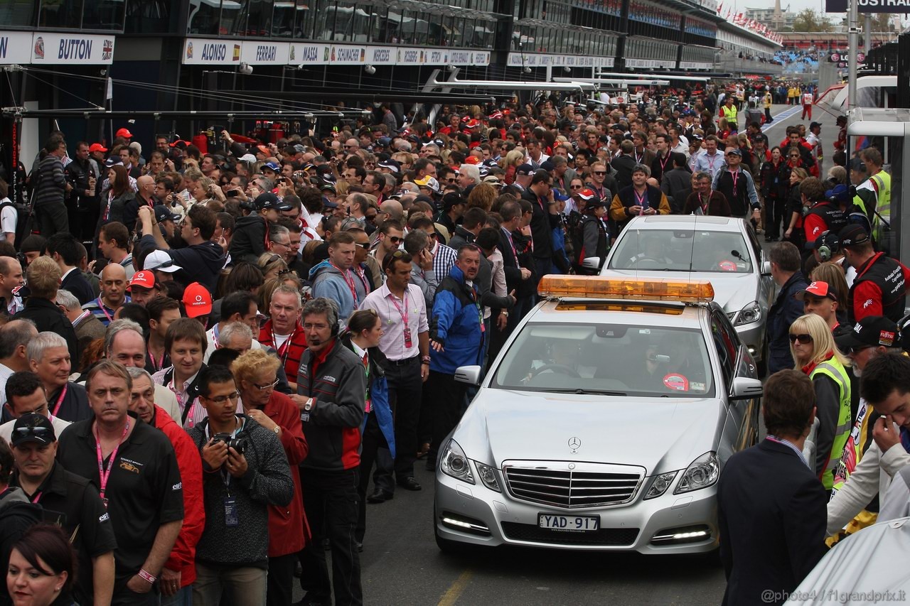 GP AUSTRALIA, 26.03.2011- Qualifiche, Safety car 