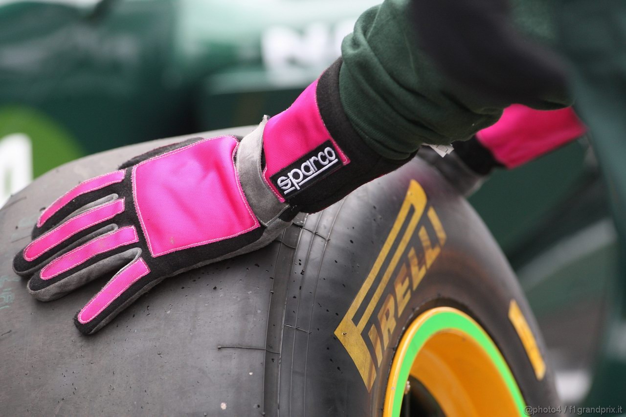GP AUSTRALIA, 25.03.2011- Tyres Pirelli 