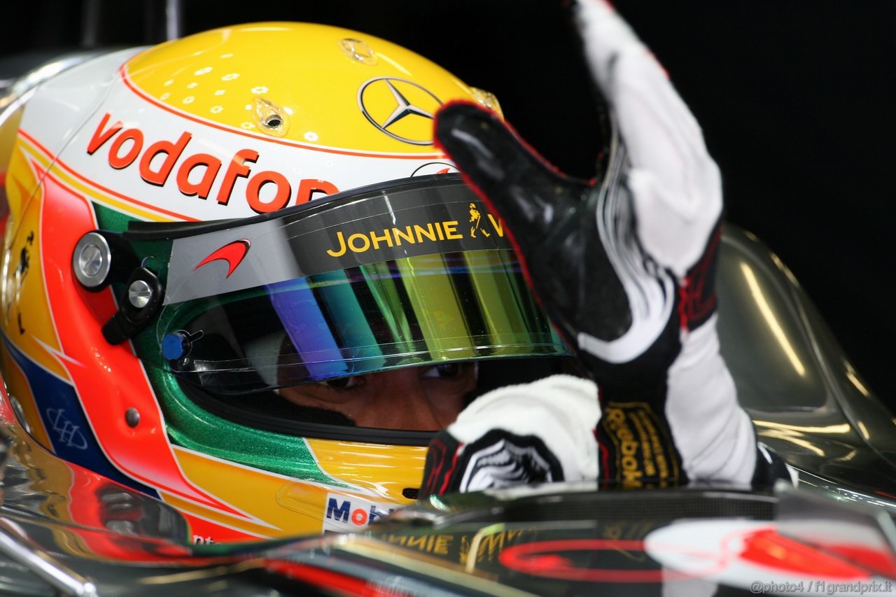GP AUSTRALIA, 25.03.2011- Prove Libere 1, Venerdi', Lewis Hamilton (GBR), McLaren  Mercedes, MP4-26 