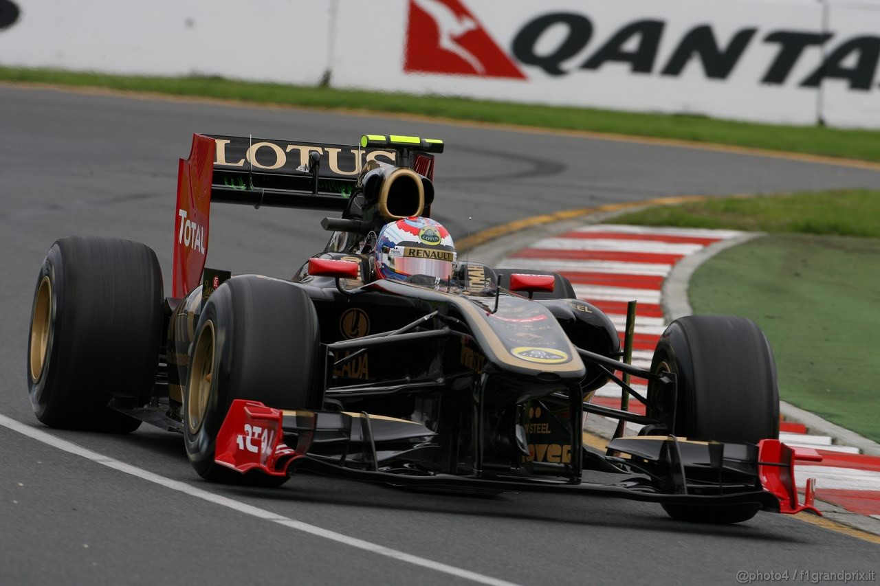 GP AUSTRALIA, 25.03.2011- Prove Libere 1, Venerdi', Vitaly Petrov (RUS), Lotus Renault GP, R31 