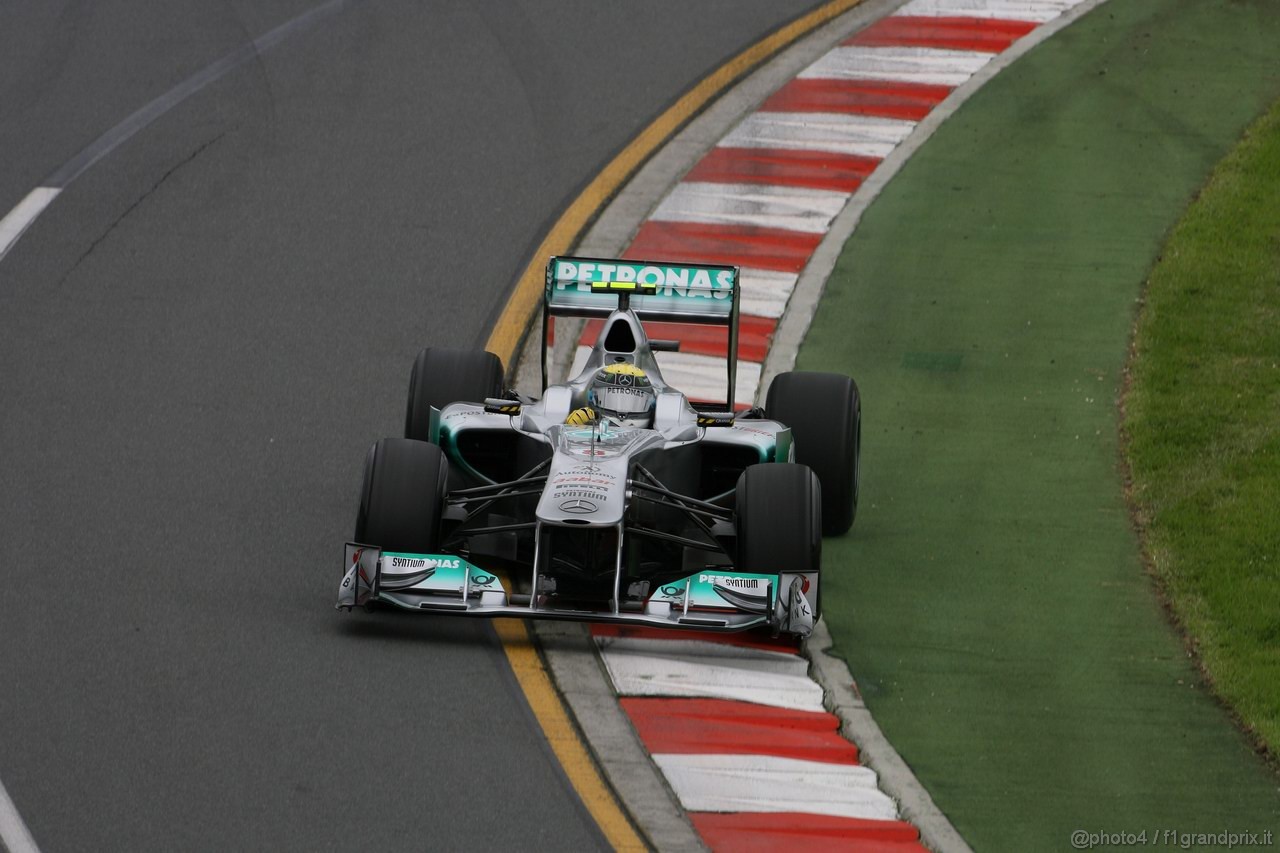 GP AUSTRALIA, 25.03.2011- Prove Libere 1, Venerdi', Nico Rosberg (GER), Mercedes GP Petronas F1 Team, MGP W02 