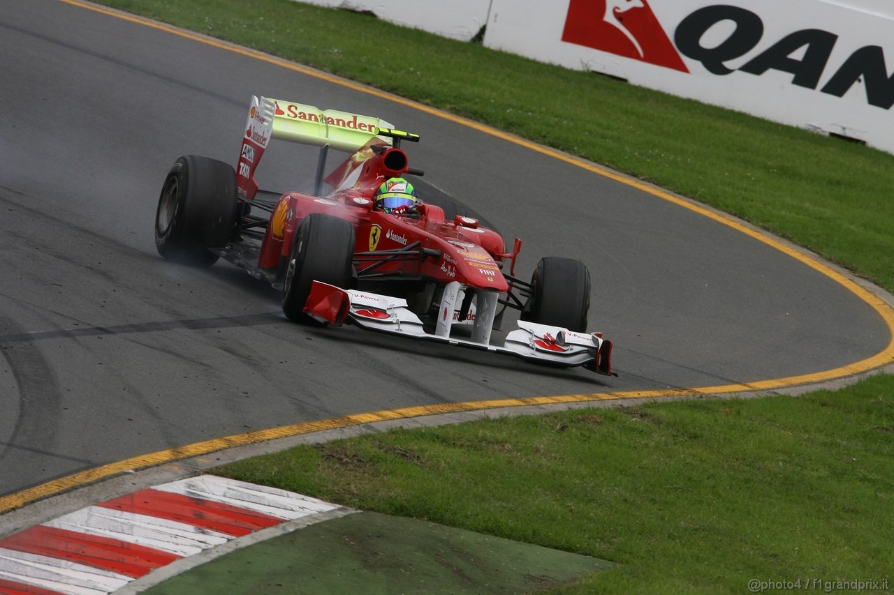 GP AUSTRALIA, 25.03.2011- Prove Libere 1, Venerdi', Felipe Massa (BRA), Ferrari, F-150 Italia 