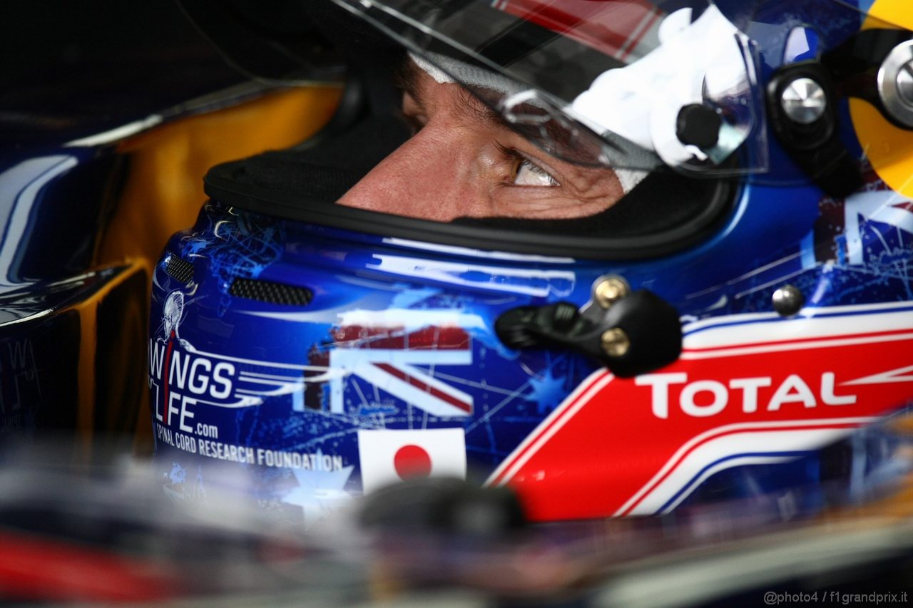GP AUSTRALIA, 25.03.2011- Prove Libere 1, Venerdi', Mark Webber (AUS), Red Bull Racing, RB7 