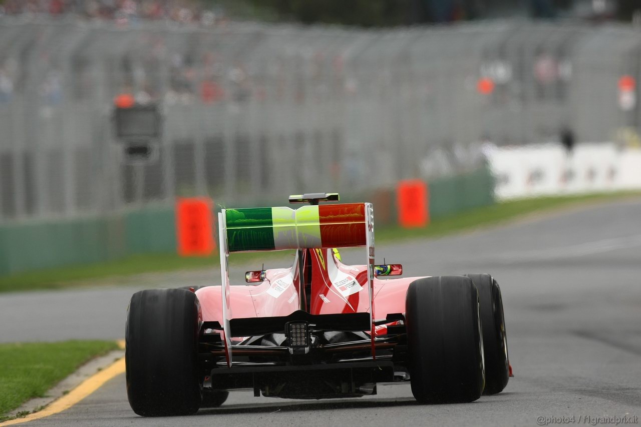 GP AUSTRALIA, 25.03.2011- Prove Libere 1, Venerdi', Felipe Massa (BRA), Ferrari, F-150 Italia 